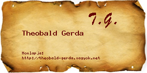 Theobald Gerda névjegykártya